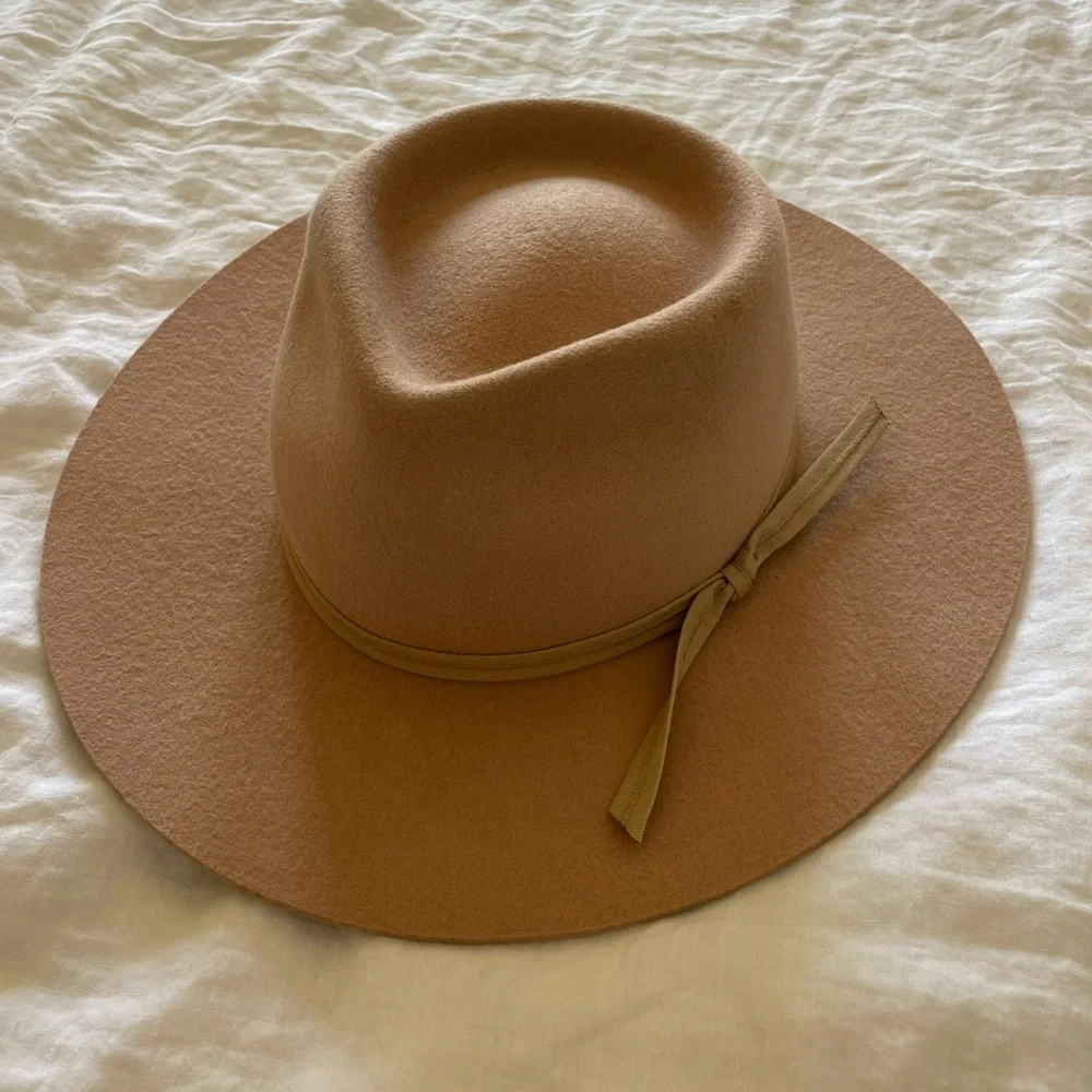 Lack of Color Zulu Wool Felt Fedora Hat Tan Medium 57cm - Picture 2 of 7